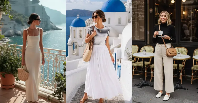 europe outfits — outfit ideas collage