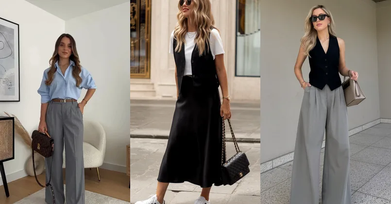 business casual outfit ideas — outfit ideas collage
