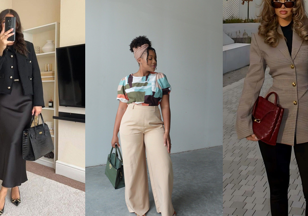 Comfy work outfit ideas collage