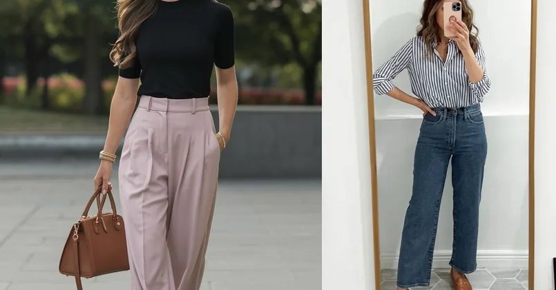 going to work outfits — outfit ideas collage for work