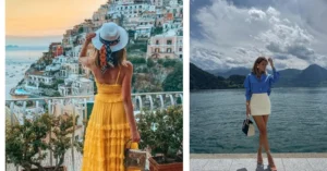 amalfi coast outfits — outfit ideas collage
