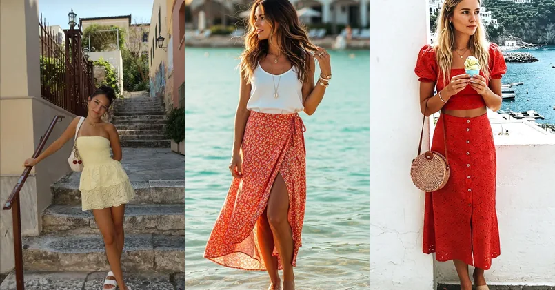 barcelona outfits — outfit ideas collage