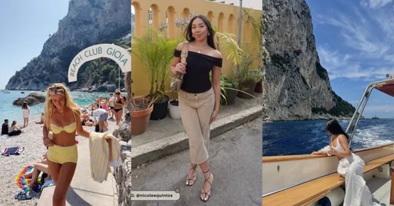 capri italy outfits — outfit ideas collage