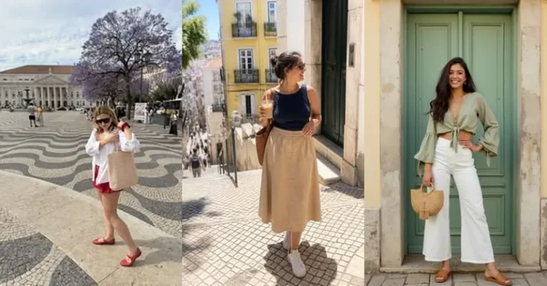 lisbon outfit ideas — outfit ideas collage